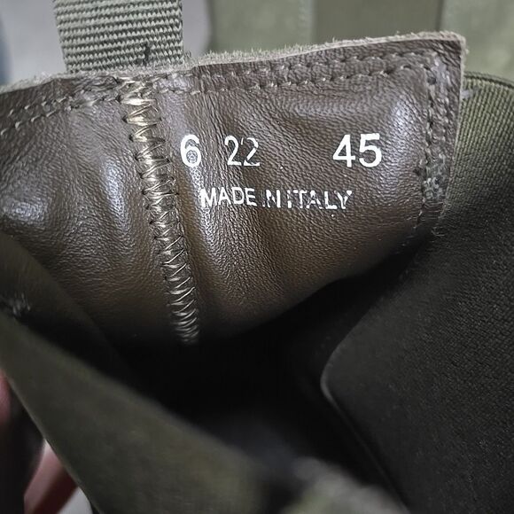 Diemme Balbi Sage Green Suede Boots Italy Sz 45 US 11 MSRP $380 - Picture 10 of 11